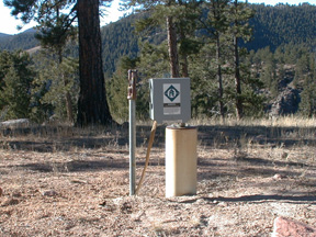 private well in the foothills