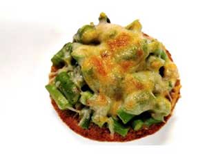 picture of asparagus mushroom melts