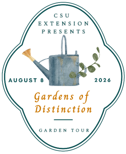 CSU Extension Gardens of Distinction tour logo.