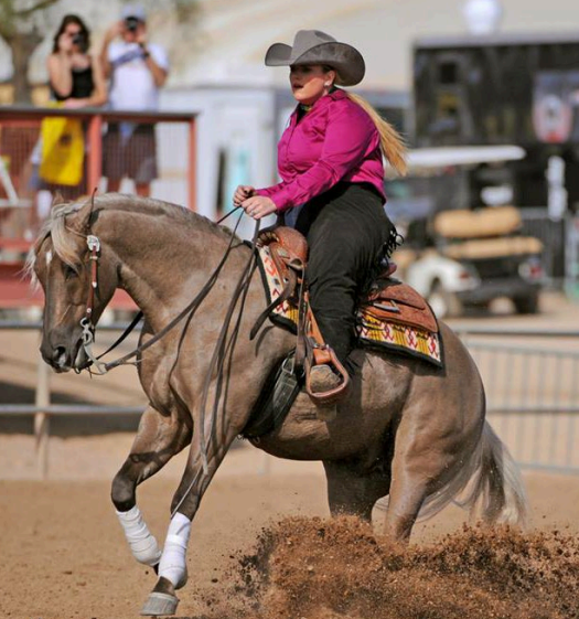 Image showing appropriate dress for horse event