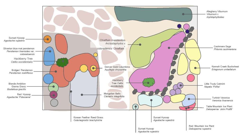 Map of Plant Select garden in Denver