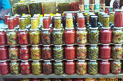 Canning food