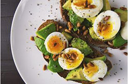avocado and egg toast