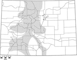 Western heather vole distribution.