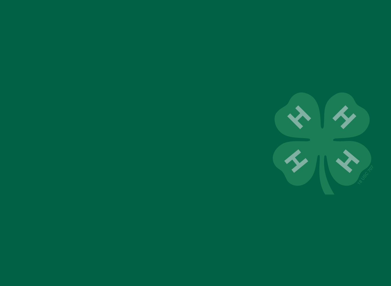 4-H clover background
