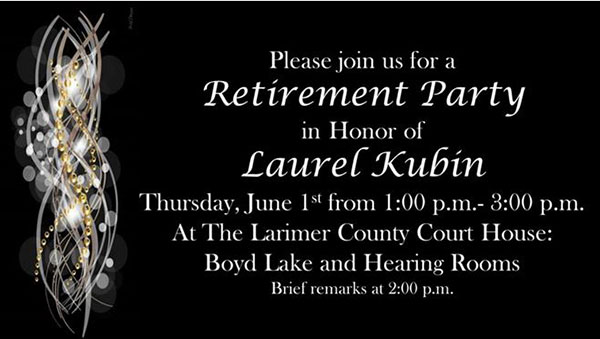 Laurel Kubin retirement