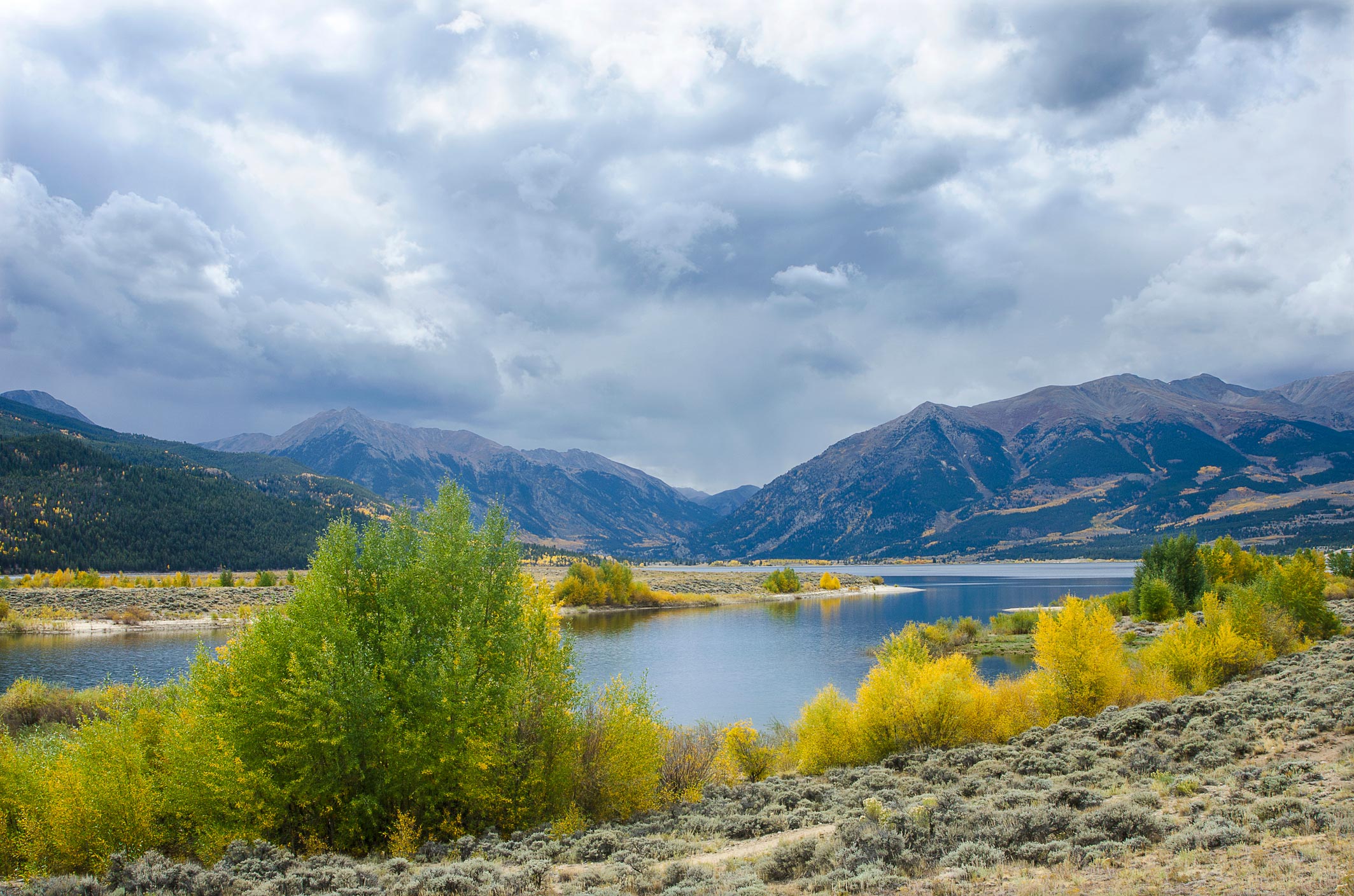 Twin Lakes near Leadville, Colorado