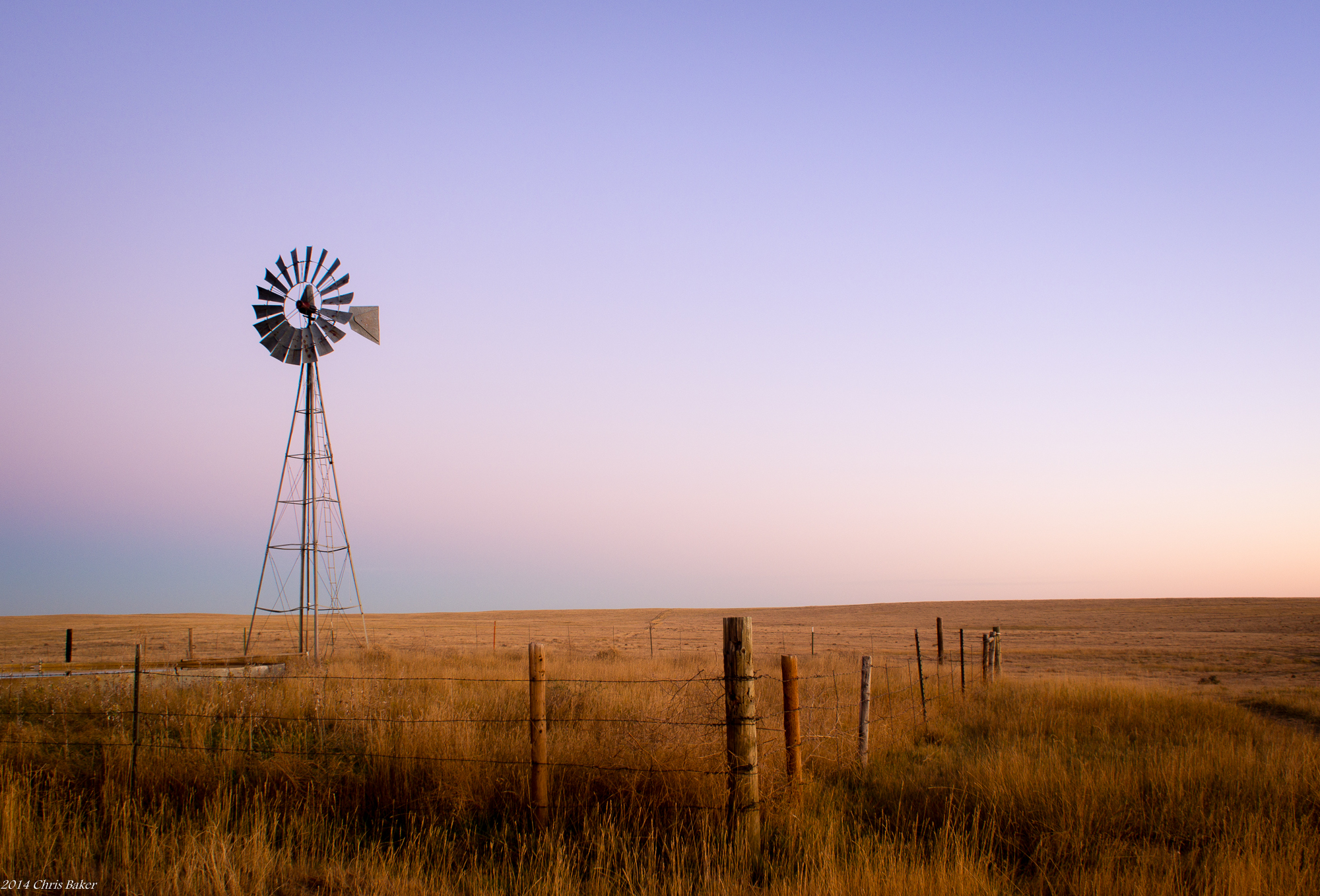 A historic wind pump outside of Sterling
