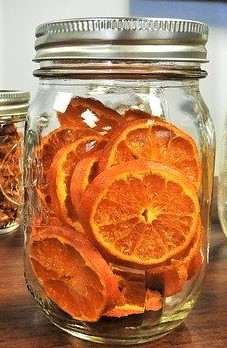 naranjas secas