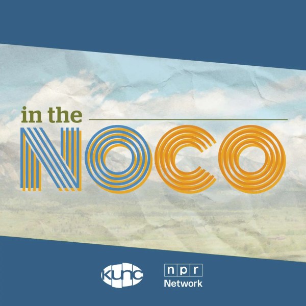 in the NoCo logo graphic with KUNC and NPR Network logos on the bottom