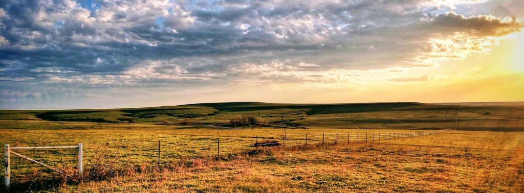 Ranch landscape in Colorado